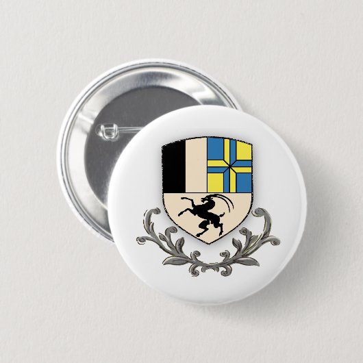 Graubunden wScroll Ronde Button 5,7 Cm (Voorkant /achterkant)