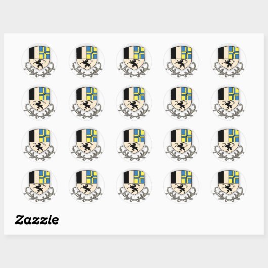 Graubunden wScroll Ronde Sticker (Vel)