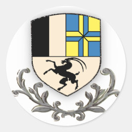 Graubunden wScroll Ronde Sticker