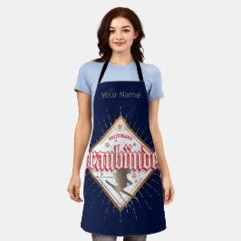 Graubünden Zwitserland retro skier  Schort