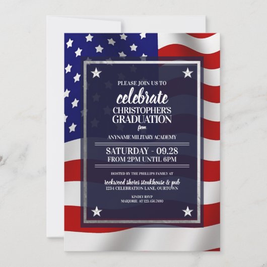 Graudation Party van de Militaire Academie van Sil Kaart (Voorkant)