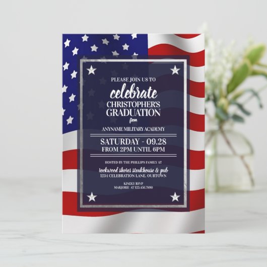 Graudation Party van de Militaire Academie van Sil Kaart (Staand voorkant)