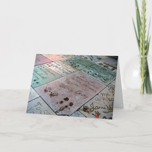 graumann Chinees theater Kaart (Voorkant)