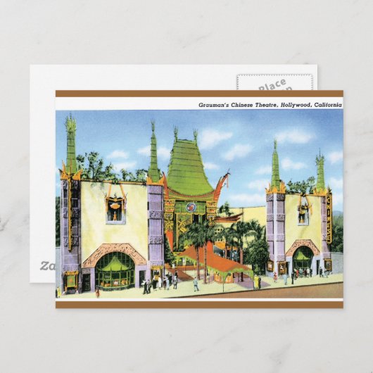 Graumans Chinees Briefkaart (Voorkant / Achterkant)