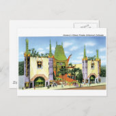 Graumans Chinees theater Briefkaart (Voorkant / Achterkant)