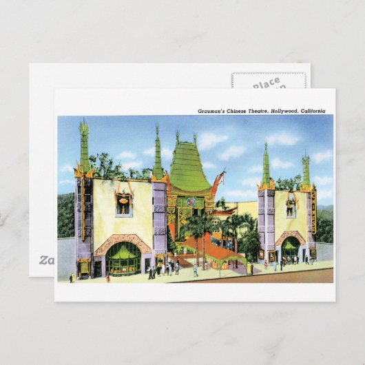 Graumans Chinees theater Briefkaart (Voorkant / Achterkant)