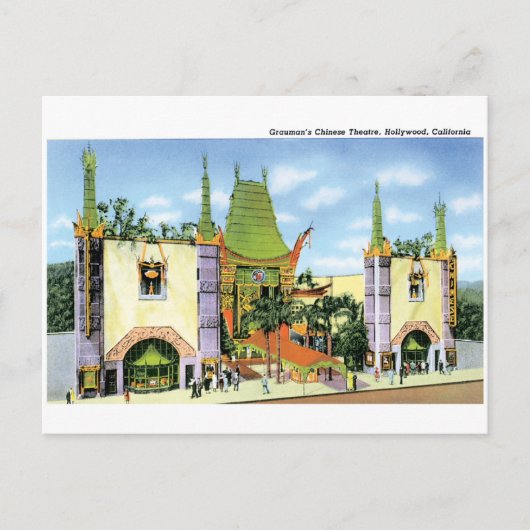 Graumans Chinees theater Briefkaart (Voorkant)