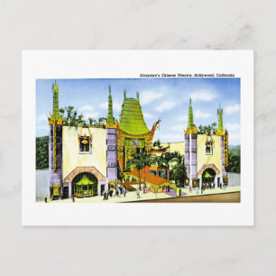 Grauman's Chinese theater, Hollywood Briefkaart