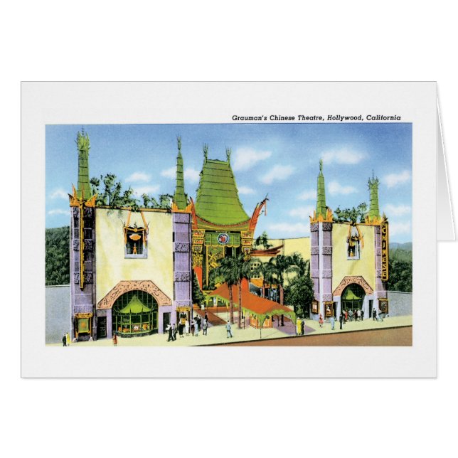 Graumans Chinese theater, Hollywood, Ca (Voorkant Horizontaal)