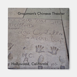 Grauman's Chinese theater Magnet