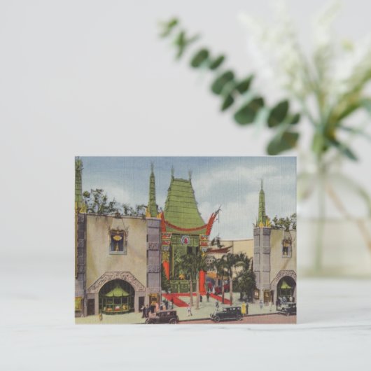 Grauman's Theatre Wedding Escort Kaart Briefkaart (Staand voorkant)