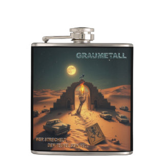 GRAUMETALL - who strokes the devil's fur Heupfles