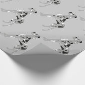 Grautiger Merle Great Dane Cadeaupapier (Hoek)