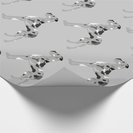 Grautiger Merle Great Dane Cadeaupapier (Hoek)