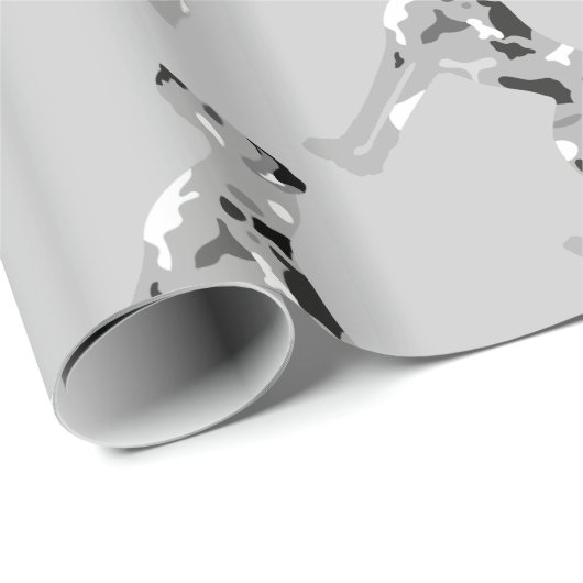 Grautiger Merle Great Dane Cadeaupapier (Rol Hoek)