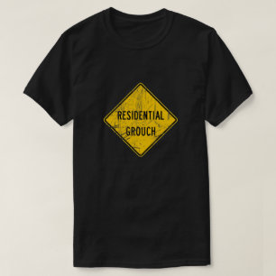 Grauw persoon in de buurt - Grappig T-shirt