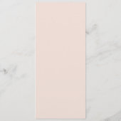 Grauwe bloemen roze achtergrond menu (Achterkant)