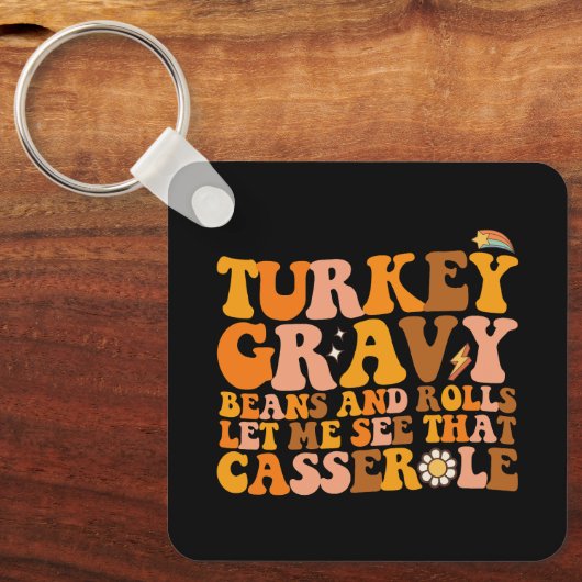 Grauwe bonen en rolletjes in Turkije laten mij die Sleutelhanger (Voorkant)