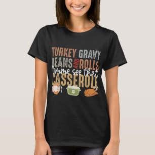Grauwe bonen en rolletjes in Turkije laten mij die T-shirt
