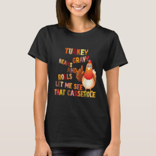 Grauwe bonen en rolletjes in Turkije laten mij die T-shirt