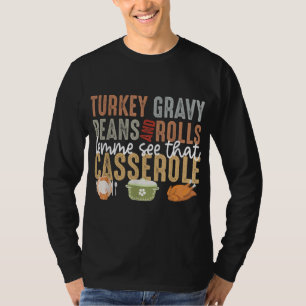 Grauwe bonen en rolletjes in Turkije laten mij die T-shirt