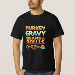 Grauwe bonen en rolletjes in Turkije laten mij die T-shirt