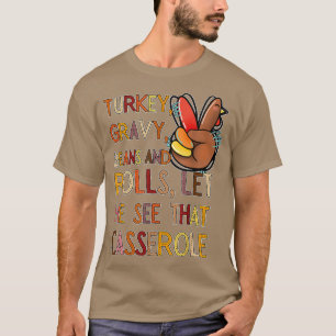 Grauwe bonen en rolletjes in Turkije laten mij die T-shirt