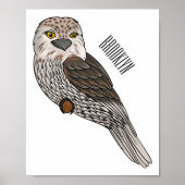 Grauwe cartoon poster (Voorkant)