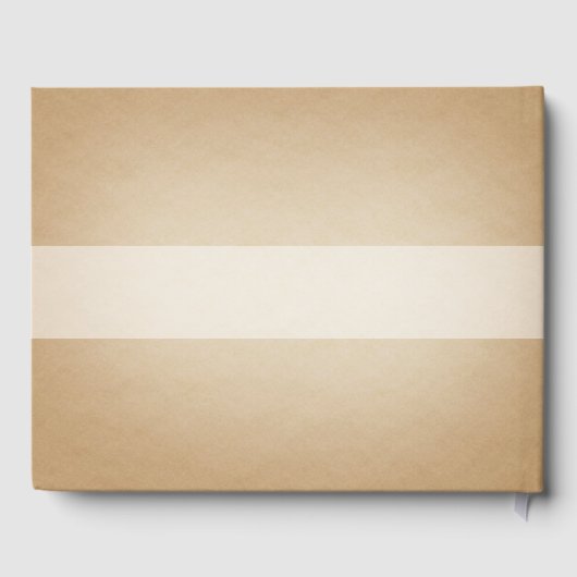 Grauwe cirkel B vierkant Memorial Guest Book Gastenboek (Achterkant)