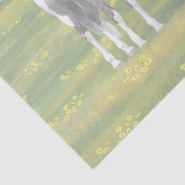 Grauwe dappel verfpaarden in zomerdeeg tissuepapier (Detail)