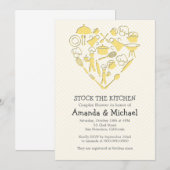 Grauwe en gele stellingschotel | Voorraad voor de  Kaart (Voorkant / Achterkant)