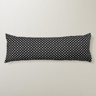 Grauwe en zwarte poka Dots Body Pillow Lichaamskussen