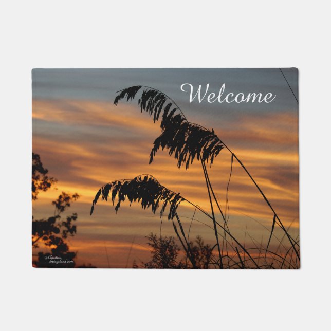 Grauwe gras deurmat (Voorkant)