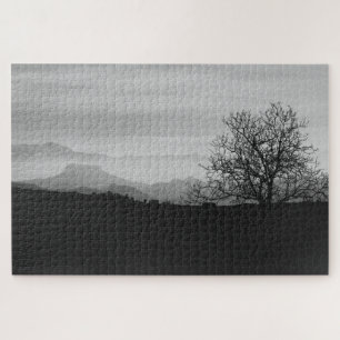Grauwe heuvels legpuzzel
