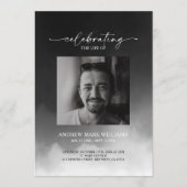 Grauwe Mist Memorial Funeral Order of Service Programmakaart (Voorkant)