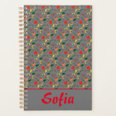 Grauwe papaverbloem planner (Voorkant)