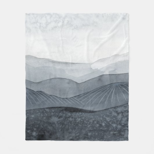 Grauwe vallei fleece deken (Voorkant)