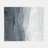 Grauwe vallei fleece deken (Voorkant (Horizontaal))