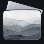Grauwe vallei laptop sleeve<br><div class="desc">Blustering Valley I door Grace Popp. Grays en zachte vormen komen samen tot creëer valleys en kleine heuvels.</div>