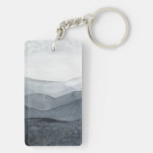 Grauwe vallei sleutelhanger (achterkant)