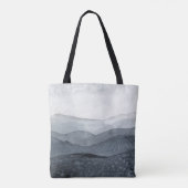 Grauwe vallei tote bag (Achterkant)