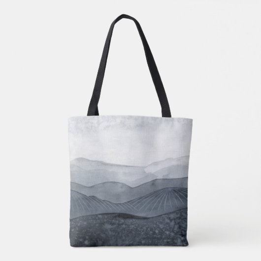 Grauwe vallei tote bag (Achterkant)