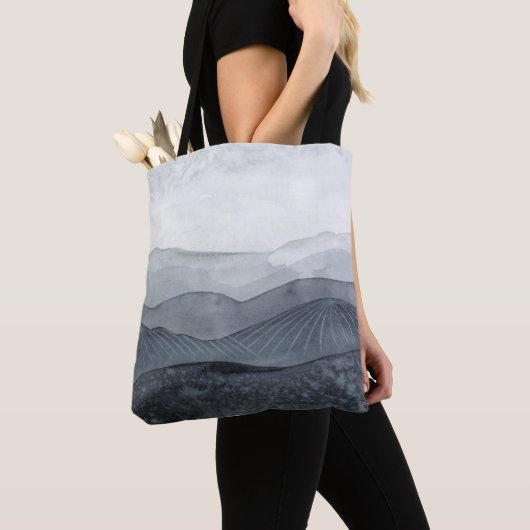Grauwe vallei tote bag (Dichtbij)