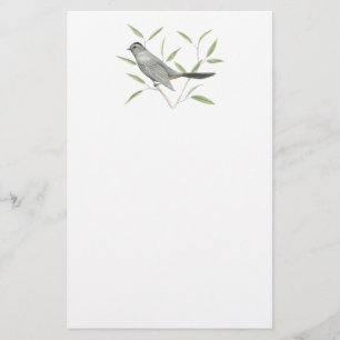 Grauwe vogelbroederij briefpapier