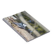 Grauwe vogelfoto notitieboek (Rechterzijde)