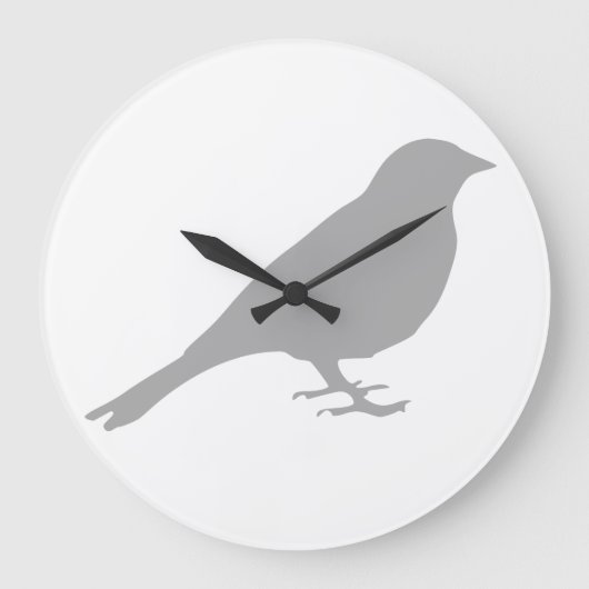 Grauwe vogelklok grote klok (Voorkant)