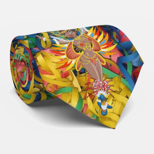 Gravata Brasil Carnaval Stropdas (Opgerold)