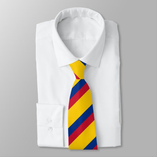 Gravata Cores Bandeira da Colômbia Stropdas (Gebonden)