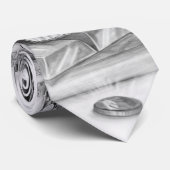 Gravata de caveira / Necktie Skull and gold Stropdas (Opgerold)