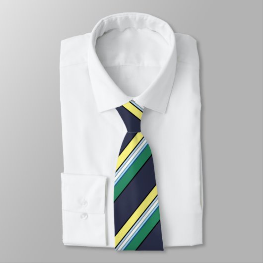 Gravata Verde e Amarela - Presidente Lula Stropdas (Gebonden)